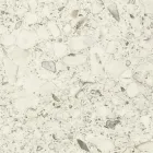 طاولة خارجية بقاعدة خشبية وسطح سيراميكي أبيض من تيرازو - إنفينيتي Viadurini