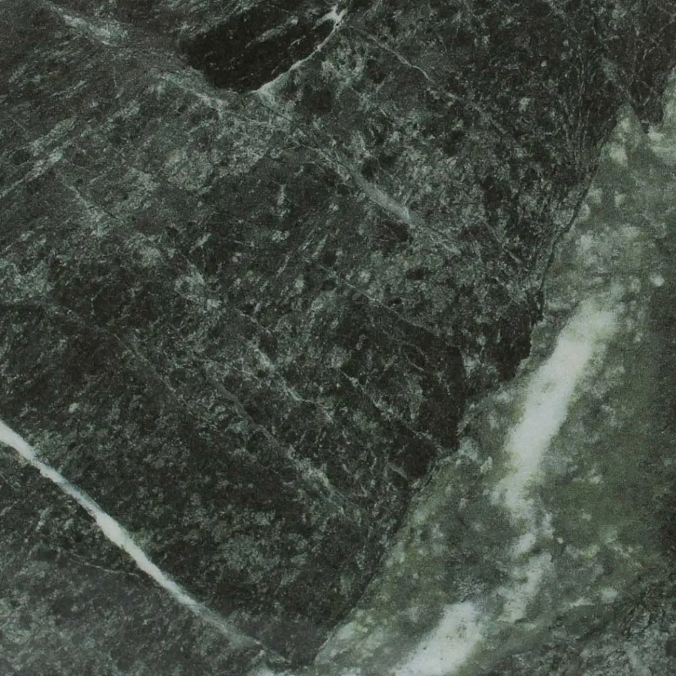 طاولة خارجية بقاعدة خشبية وسطح سيراميك أخضر - فرنسا - إنفينيتي Viadurini