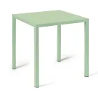 طاولة خارجية بهيكل من الفولاذ المجلفن، صنع في إيطاليا - أزرق Viadurini