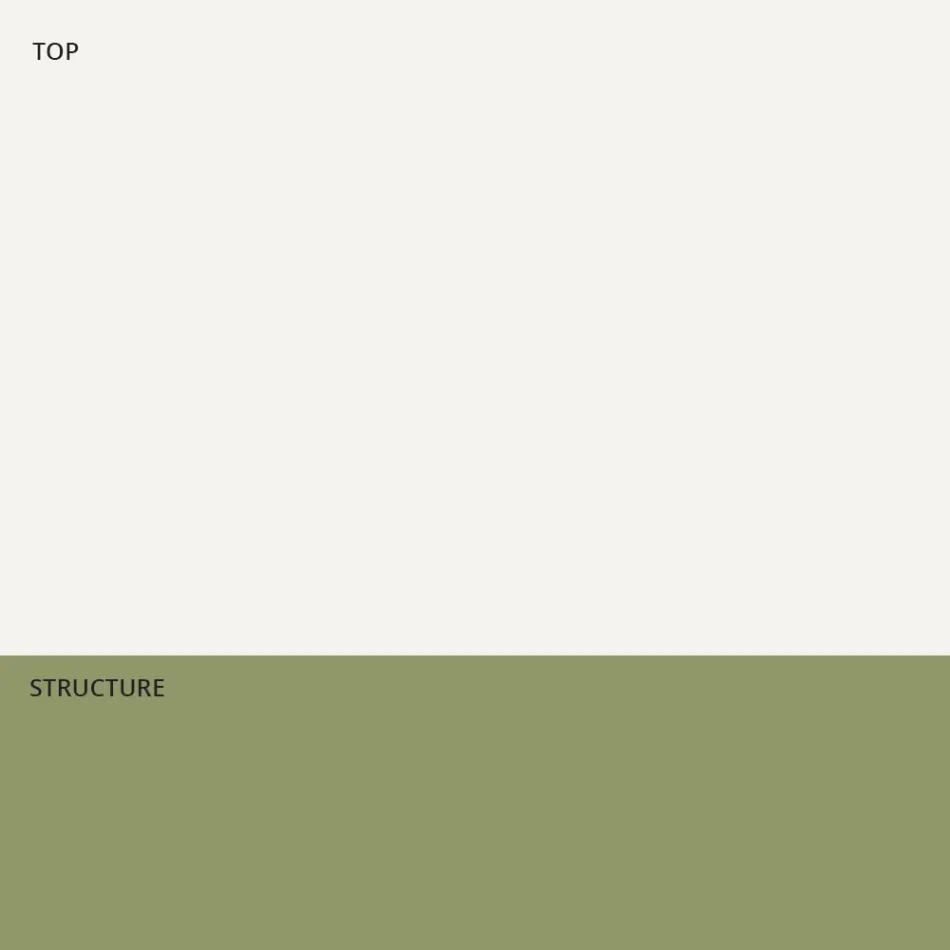 طاولة خارجية حديثة مصنوعة من Hpl وبولي إيثيلين غير لامع، صنعت في إيطاليا - فورلينا Viadurini