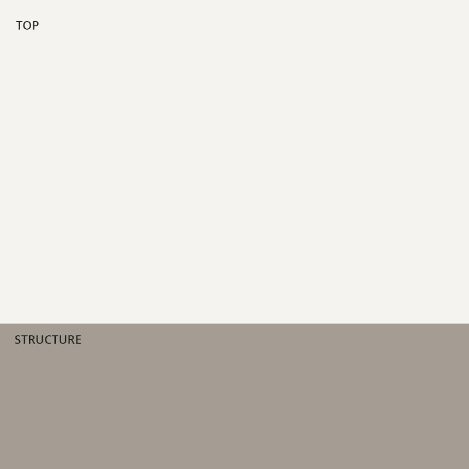 طاولة خارجية حديثة مصنوعة من Hpl وبولي إيثيلين غير لامع، صنعت في إيطاليا - فورلينا Viadurini