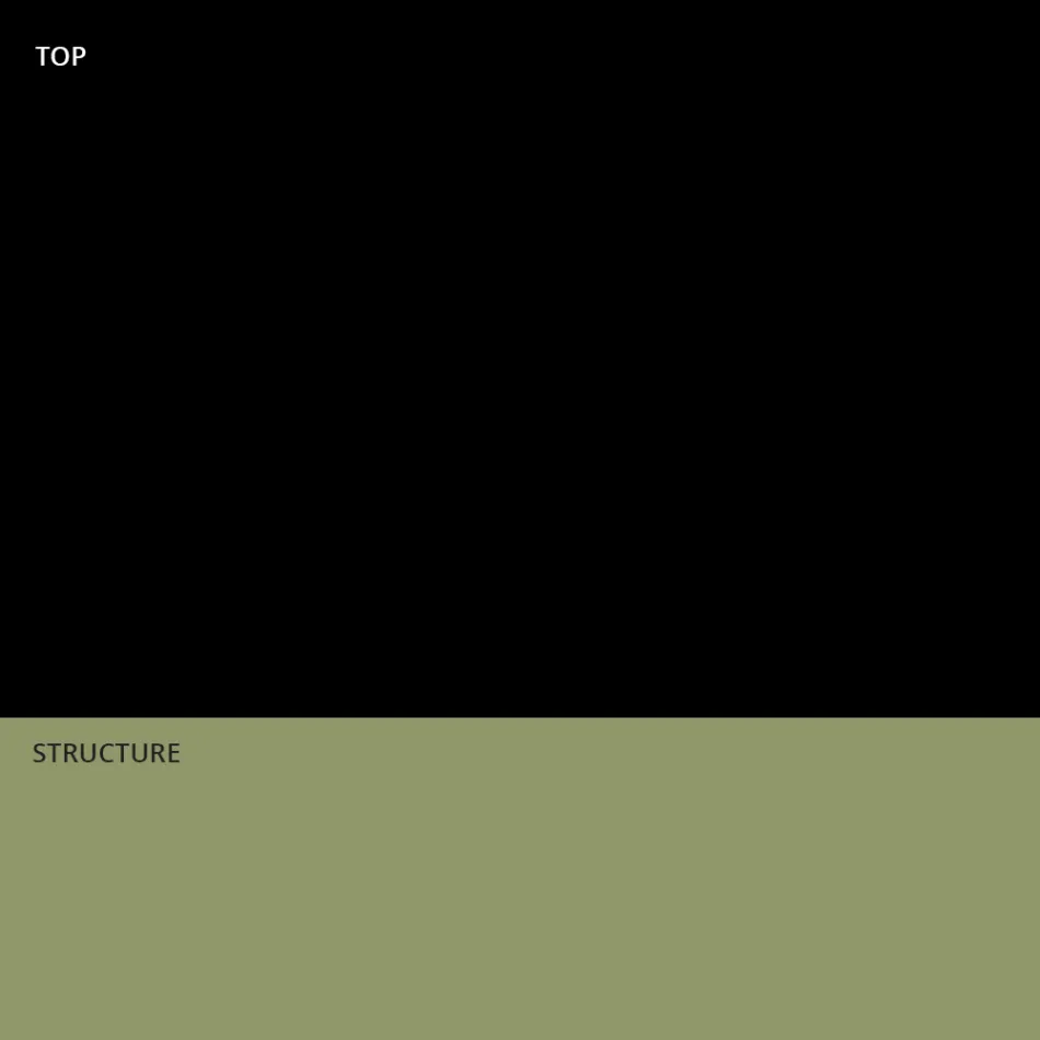 طاولة خارجية حديثة مصنوعة من Hpl وبولي إيثيلين غير لامع، صنعت في إيطاليا - فورلينا Viadurini