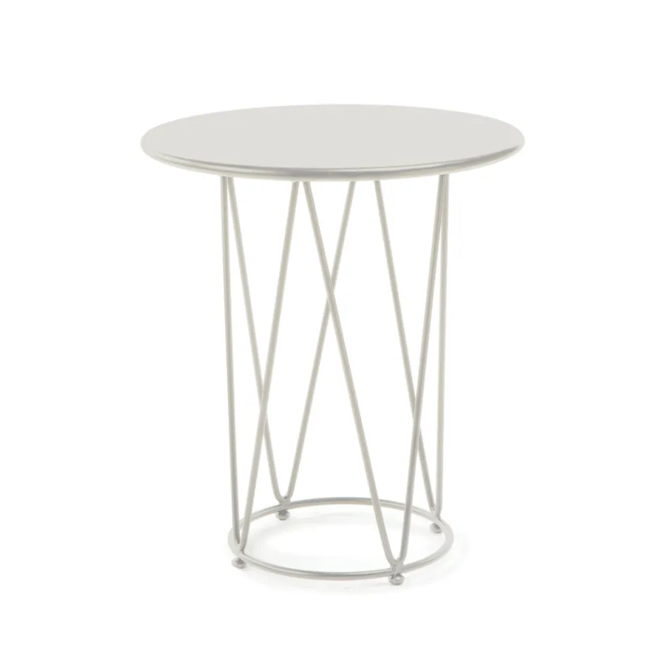 طاولة حديقة فولاذية بأحجام مختلفة، صنع في إيطاليا - بريين Viadurini