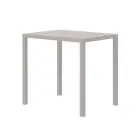 طاولة حديقة مستطيلة من الفولاذ المجلفن، صنع في إيطاليا - أزرق Viadurini