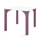 طاولة حديقة من Hpl بأرجل من البولي إيثيلين، صنعت في إيطاليا - جلين Viadurini