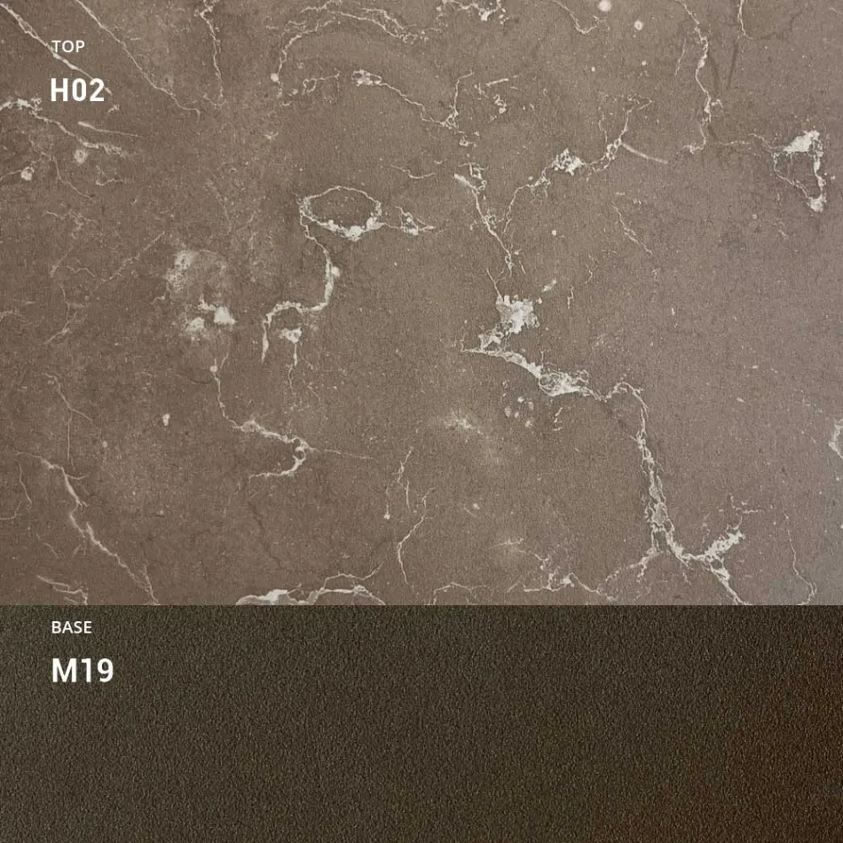 طاولة حديقة HPL بهيكل من الألومنيوم مصنوعة في إيطاليا - كارل Viadurini