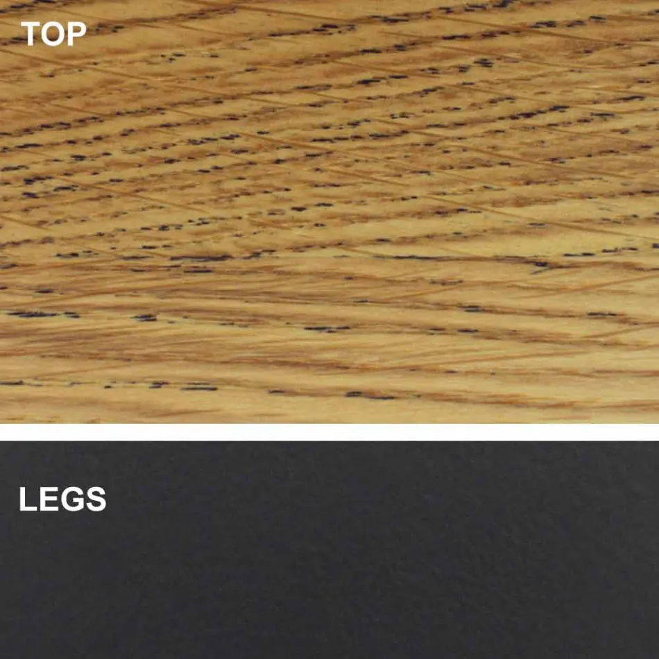 طاولة طعام على شكل برميل مع سطح مكسو بالقشرة، صنع في إيطاليا - سيتيميو Viadurini