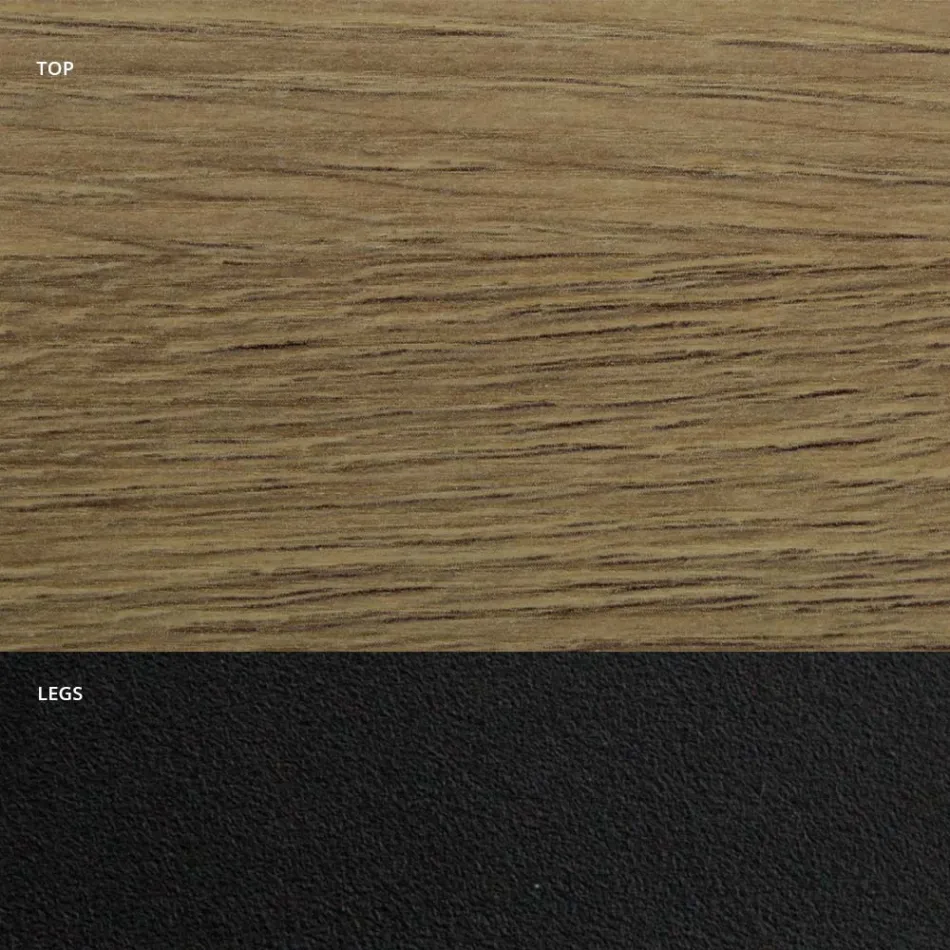 طاولة طعام على شكل برميل من الخشب الرقائقي المزخرف، صنع في إيطاليا - كايف Viadurini