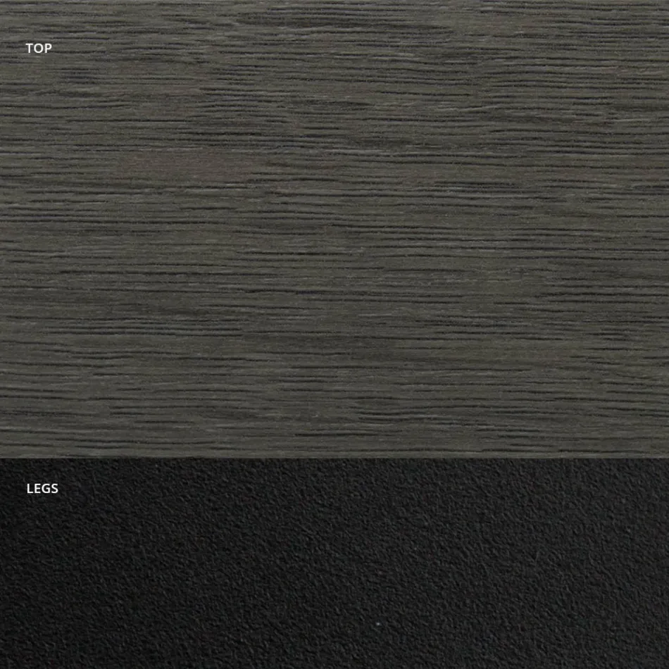 طاولة طعام على شكل برميل من الخشب الرقائقي المزخرف، صنع في إيطاليا - كايف Viadurini