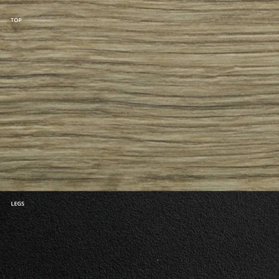 طاولة طعام على شكل برميل من الخشب الرقائقي المزخرف، صنع في إيطاليا - كايف Viadurini