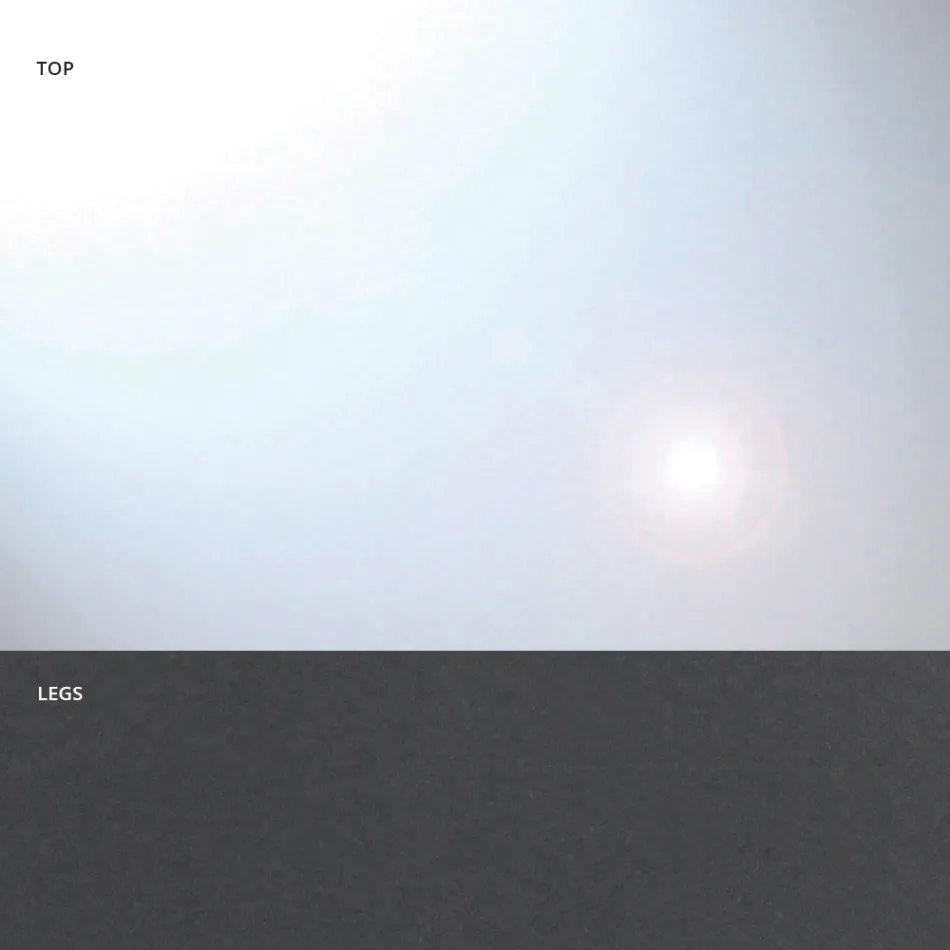 طاولة طعام على شكل برميل من الزجاج والفولاذ، صنعت في إيطاليا - كايف Viadurini