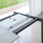 طاولة طعام قابلة للتمديد حتى 180 سم من السيراميك، صنع في إيطاليا - بيتاجورا Viadurini