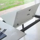 طاولة طعام قابلة للتمديد حتى 180 سم من السيراميك، صنع في إيطاليا - بيتاجورا Viadurini