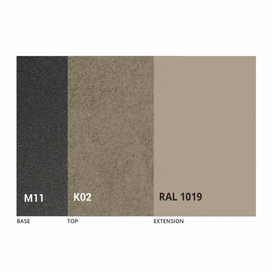 طاولة طعام قابلة للتمديد حتى 180 سم من السيراميك، صنع في إيطاليا - بيتاجورا Viadurini