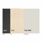 طاولة طعام قابلة للتمديد حتى ٢٩٨ سم بسطح معدني وسيراميك - أناكوندا Viadurini