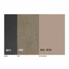 طاولة طعام قابلة للتمديد حتى ٢٩٨ سم بسطح معدني وسيراميك - أناكوندا Viadurini