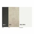 طاولة طعام قابلة للتمديد حتى ٢٩٨ سم بسطح معدني وسيراميك - أناكوندا Viadurini