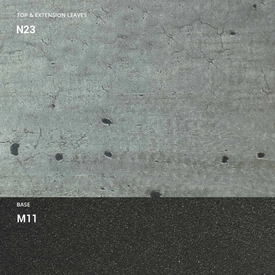 طاولة طعام قابلة للتمديد حتى ٢٩٨ سم من الميلامين، صنع في إيطاليا - Fedemo Viadurini