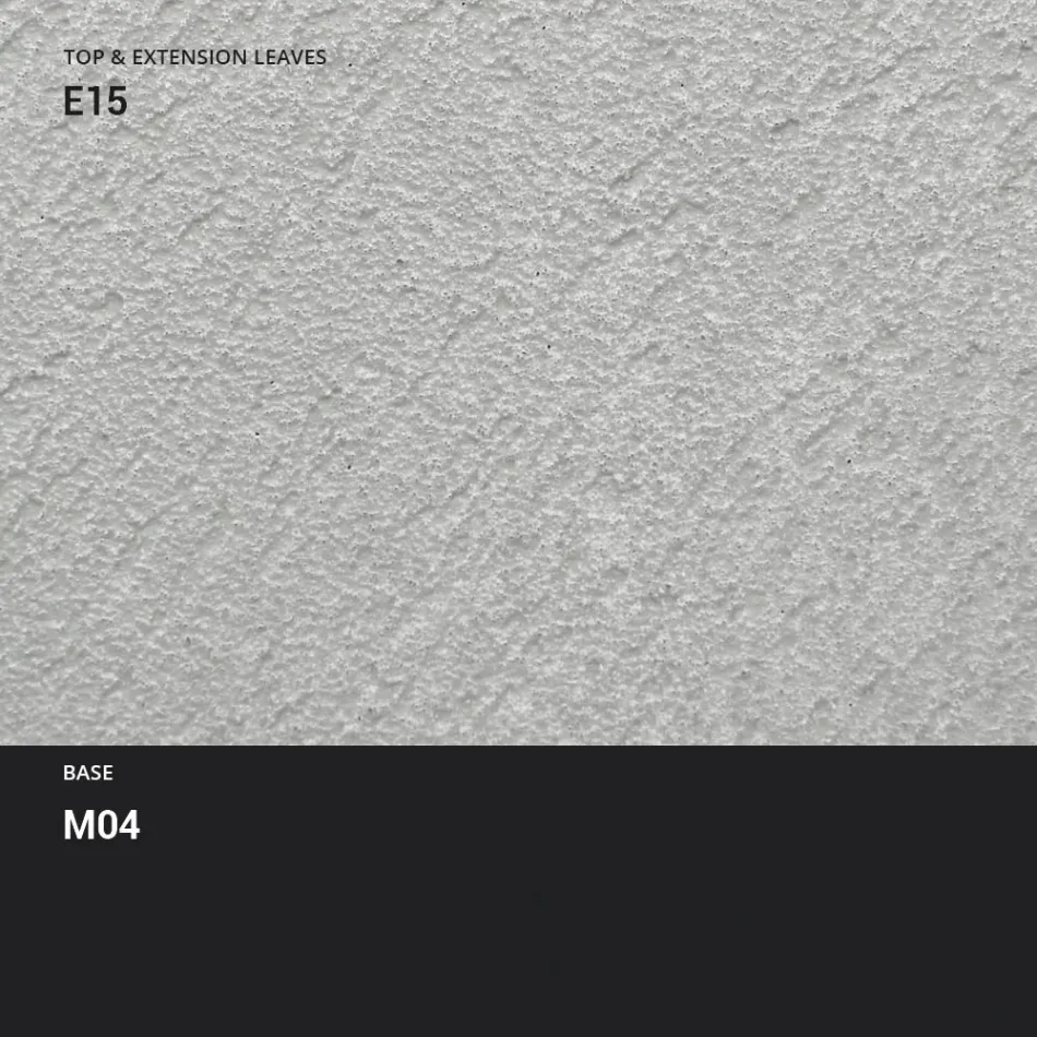 طاولة طعام قابلة للتمديد حتى 310 سم، تأثير ملاط، صنع في إيطاليا - يوكليد Viadurini