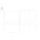 طاولة طعام معدنية قابلة للتمديد حتى 310 سم، صنع في إيطاليا - يوكليد Viadurini