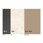 طاولة طعام قابلة للتمديد حتى 170 سم مصنوعة من السيراميك في إيطاليا - تريميتي Viadurini