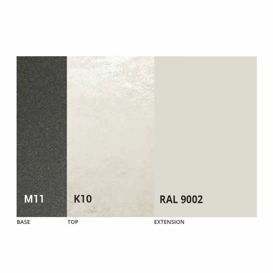 طاولة طعام قابلة للتمديد حتى 170 سم من السيراميك صنع في إيطاليا - تريميتي Viadurini