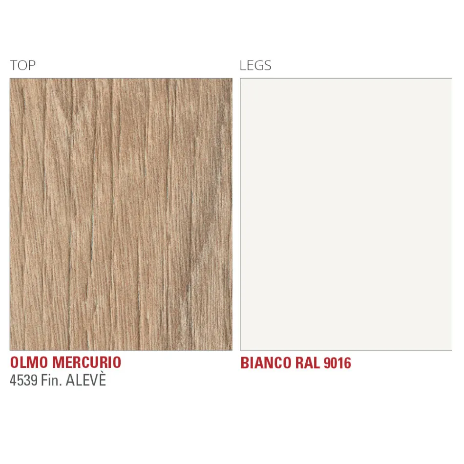 طاولة طعام قابلة للتمديد حتى 252 سم من Hpl صنع في إيطاليا - Efisto Viadurini