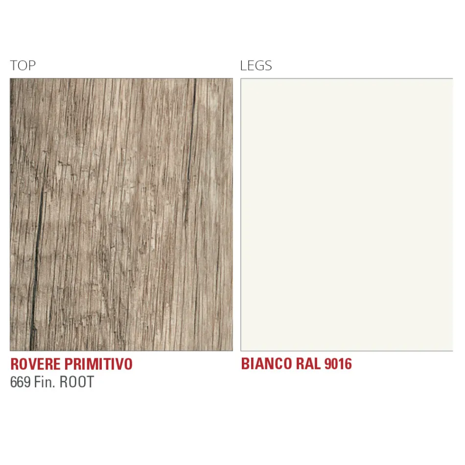 طاولة طعام قابلة للتمديد حتى 252 سم من HPL صنع في إيطاليا - Efisto Viadurini