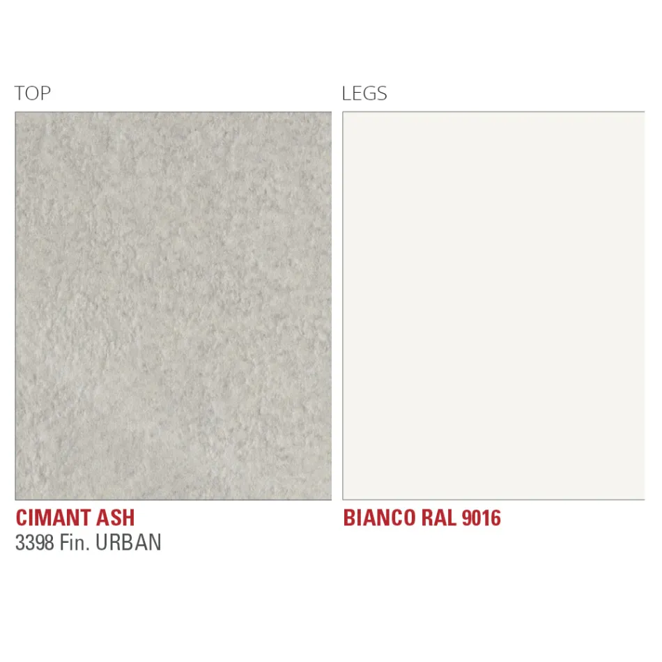 طاولة طعام قابلة للتمديد حتى 252 سم من Hpl صنع في إيطاليا - Efisto Viadurini