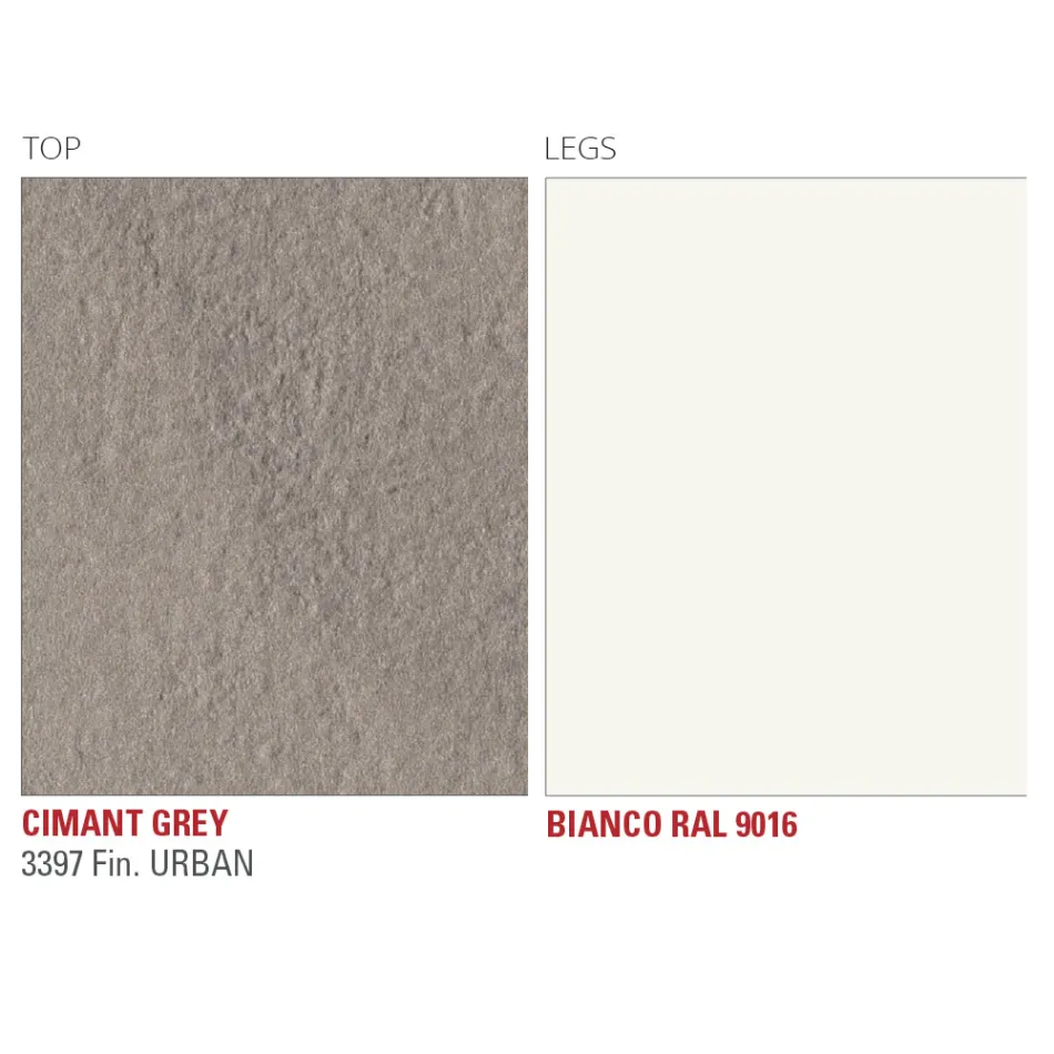 طاولة طعام قابلة للتمديد حتى 252 سم من HPL صنع في إيطاليا - Efisto Viadurini