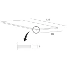طاولة طعام قابلة للتمديد حتى 280 سم من فينيكس صنع في إيطاليا - إيولو Viadurini