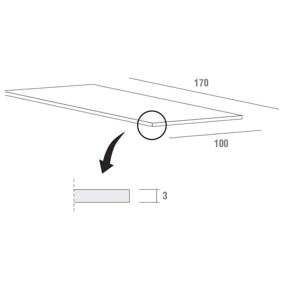 طاولة طعام قابلة للتمديد حتى 280 سم من فينيكس صنع في إيطاليا - إيولو Viadurini