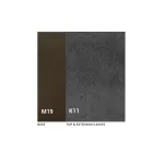 طاولة طعام قابلة للتمديد حتى 280 أو 298 سم مع سطح سيراميك - نوميا Viadurini