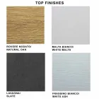 طاولة طعام قابلة للتمديد حتى 300 سم من الخشب الرقائقي، صنع في إيطاليا - جروتا Viadurini