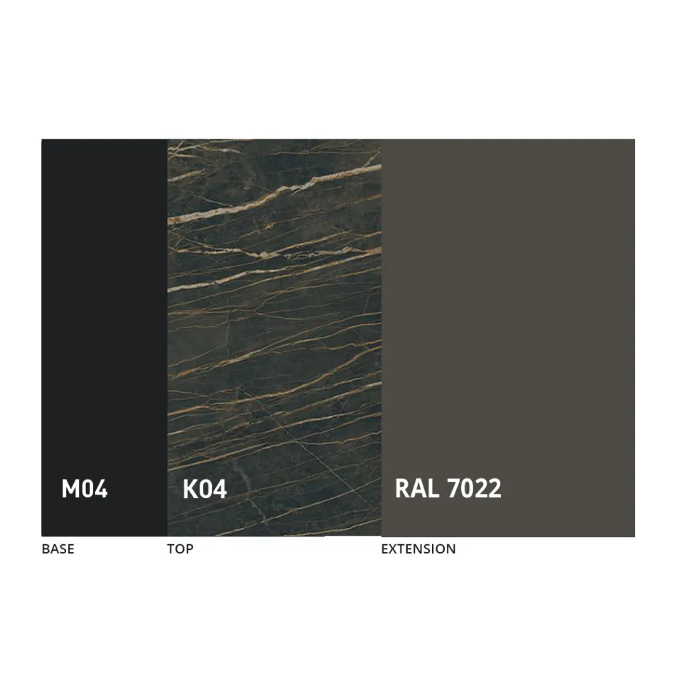 طاولة طعام قابلة للتمديد حتى 310 سم من السيراميك صنع في إيطاليا - بيتاجورا Viadurini