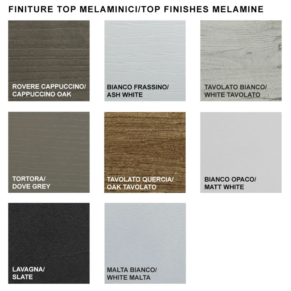 طاولة طعام قابلة للتمديد حتى 310 سم من الميلامين صنع في إيطاليا - السبعينيات Viadurini