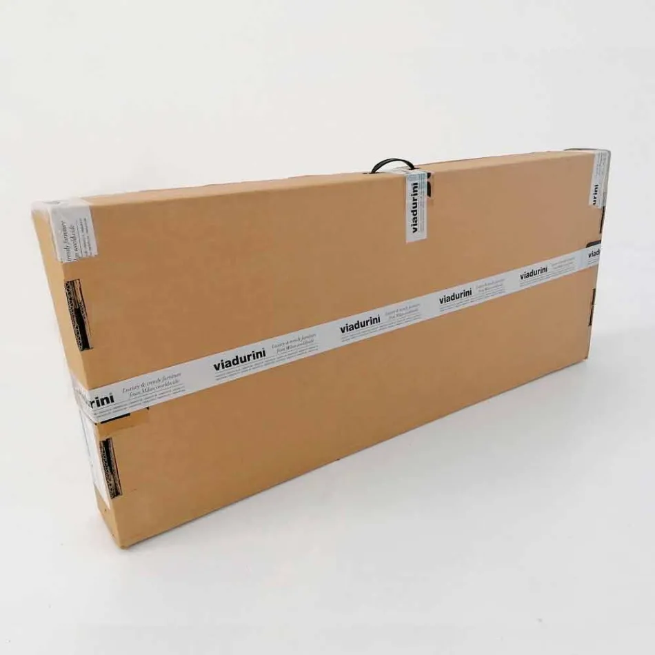 طاولة طعام قابلة للتمديد حتى 450 سم من الخشب الرقائقي، صنع في إيطاليا - سالنتينو Viadurini