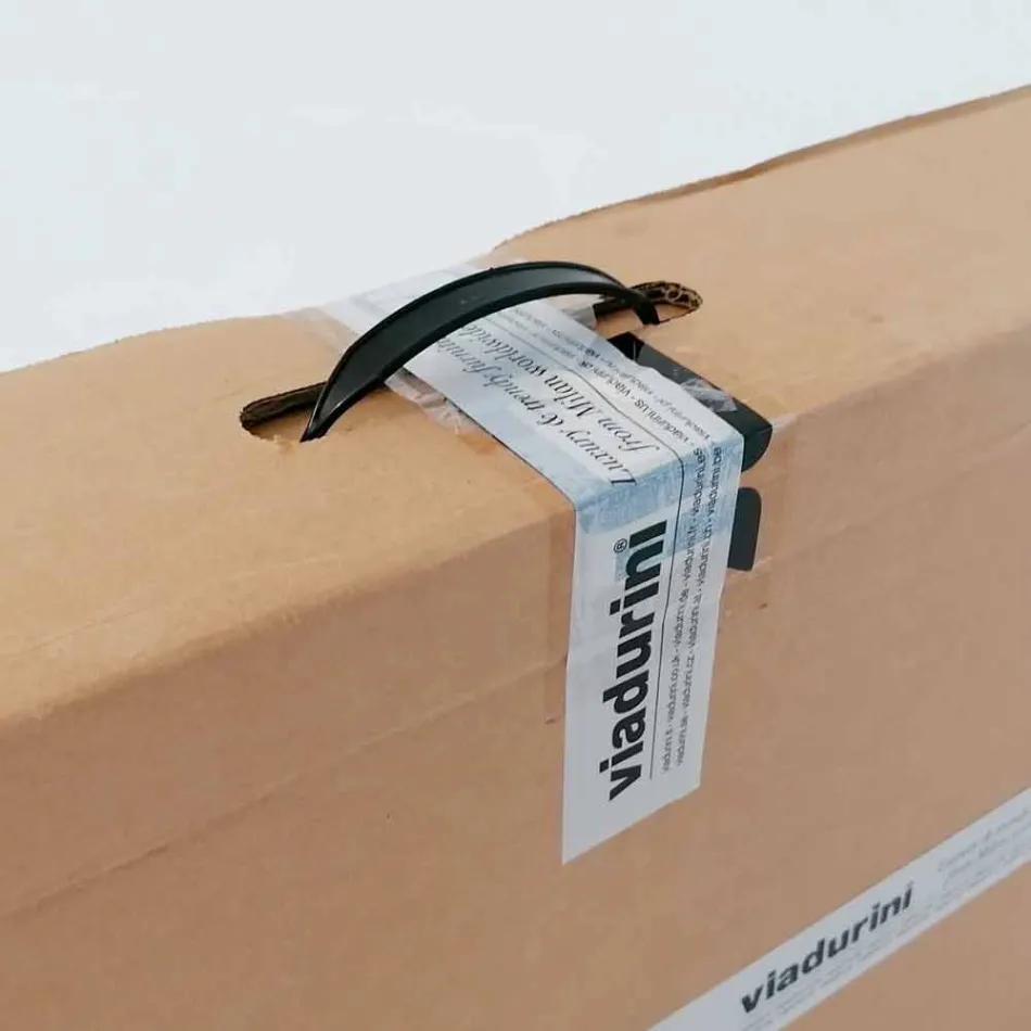 طاولة طعام قابلة للتمديد حتى 450 سم من الخشب الرقائقي، صنع في إيطاليا - سالنتينو Viadurini