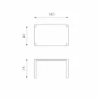 طاولة طعام قابلة للتمديد من خشب البلوط فيدرو، صنع في إيطاليا Viadurini
