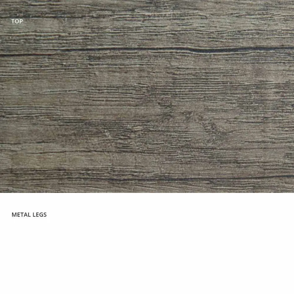 طاولة طعام قابلة للتمديد مصنوعة من الميلامين في إيطاليا، ديونيجي Viadurini