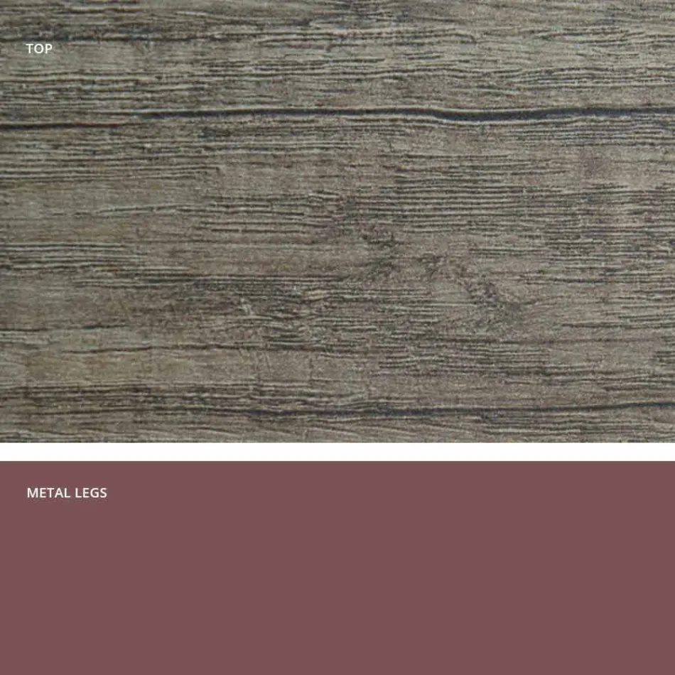 طاولة طعام قابلة للتمديد مصنوعة من الميلامين في إيطاليا، ديونيجي Viadurini