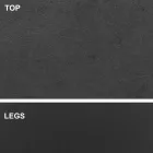 طاولة طعام بسطح أسطواني من صفائح HPL، مصنوعة في إيطاليا - سيتيميو Viadurini