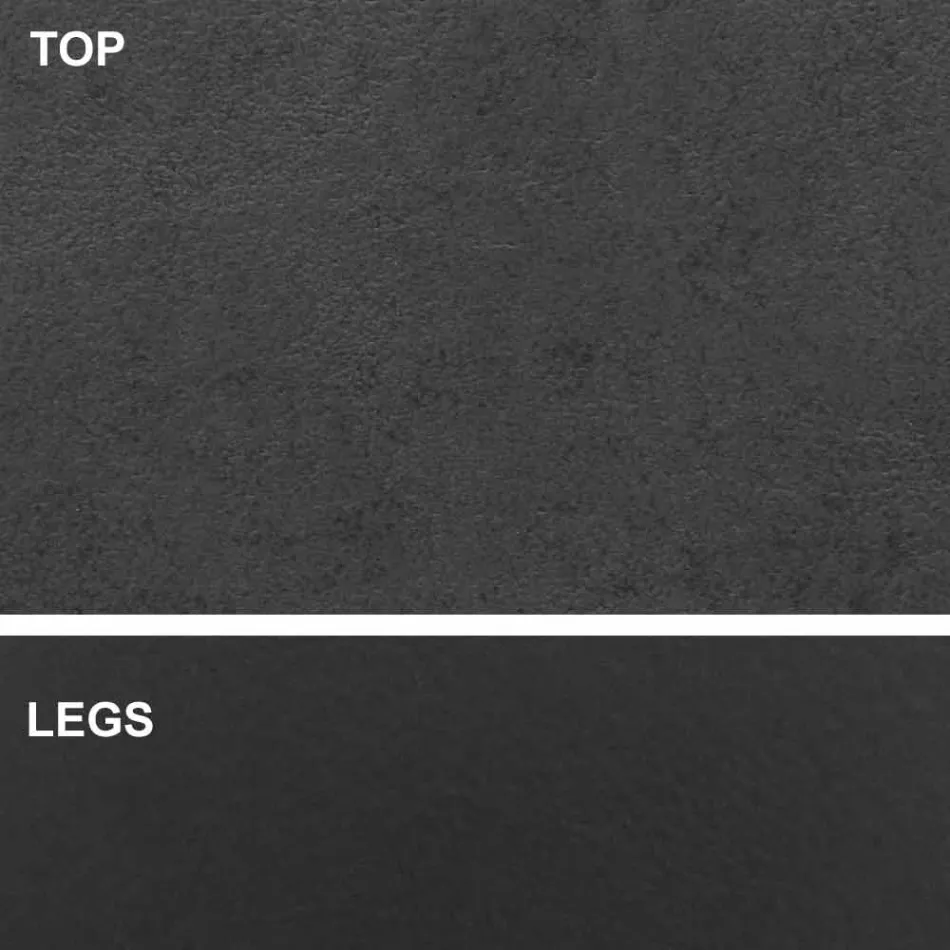 طاولة طعام بسطح أسطواني من صفائح HPL، مصنوعة في إيطاليا - سيتيميو Viadurini