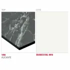 طاولة طعام بسطح Hpl وقاعدة معدنية، صنع في إيطاليا - أريستو Viadurini