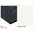 طاولة طعام بسطح Hpl وقاعدة معدنية، صنع في إيطاليا - أريستو Viadurini