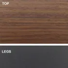 طاولة طعام بسطح خشبي مُقشّر، صنع في إيطاليا - سيتيميو Viadurini