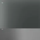 طاولة طعام بسطح من الزجاج المدخن وقاعدة معدنية، 4 أبعاد - سبيك Viadurini