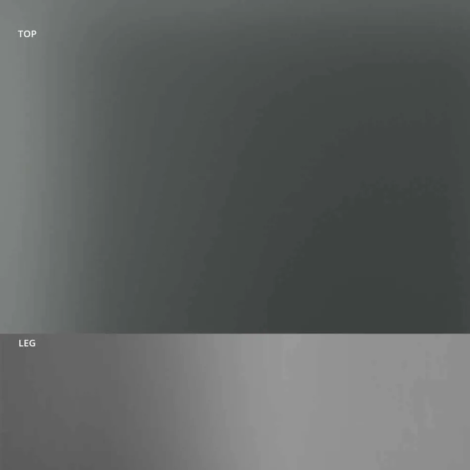 طاولة طعام بسطح من الزجاج المدخن وقاعدة معدنية، 4 أبعاد - سبيك Viadurini