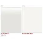 طاولة طعام عالية الجودة مع سطح زجاجي مطلي مصنوع في إيطاليا - برونتولو Viadurini