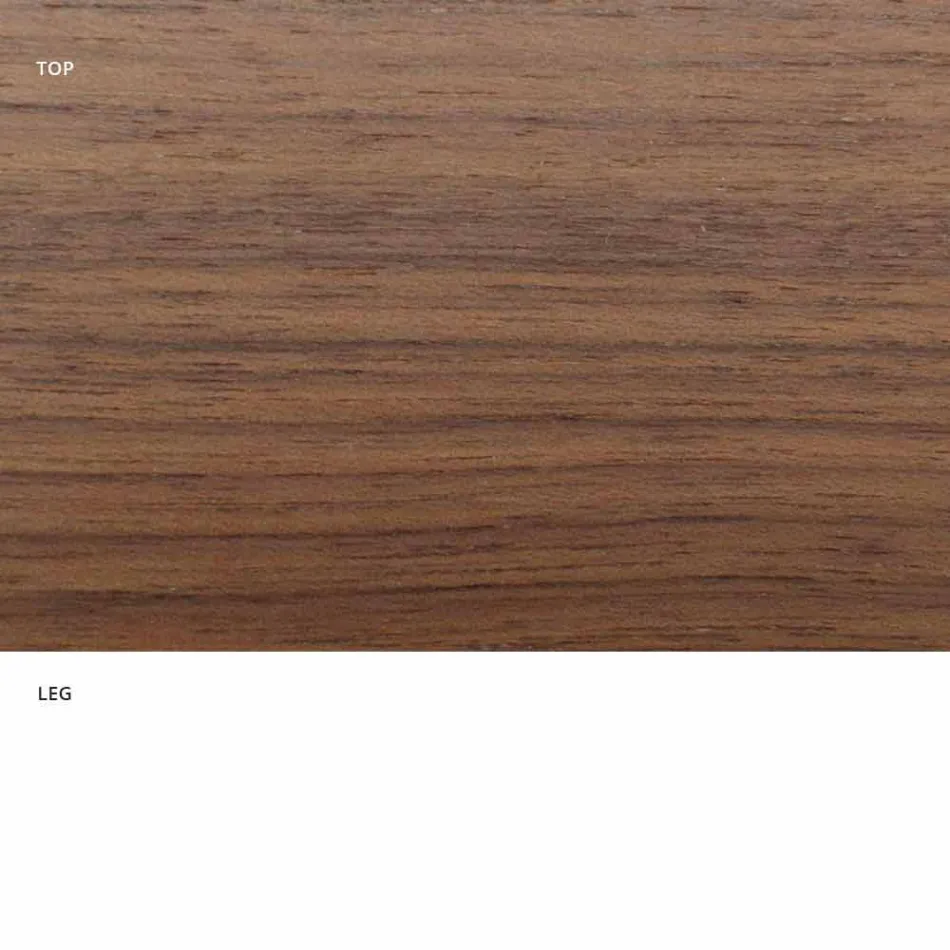 طاولة طعام بسطح بيضاوي مكسو بالقشرة، صنع في إيطاليا - دولارات Viadurini